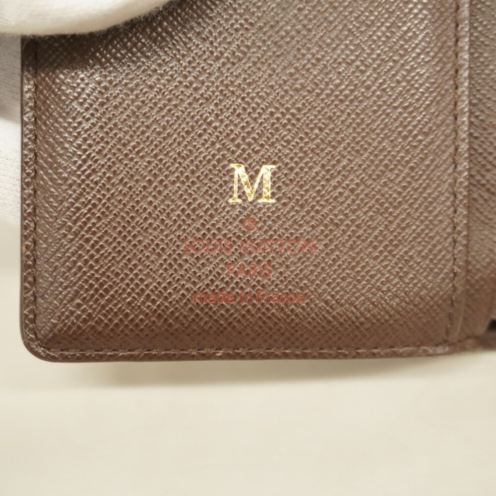 Louis Vuitton Damier Portefeuille Viennois Wallet N61674 Ebene Women's - Picture 4 of 13